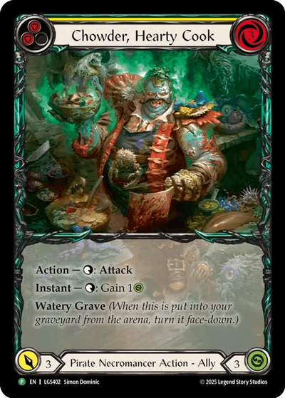Chowder, Hearty Cook [LGS402] (Promo)  Rainbow Foil