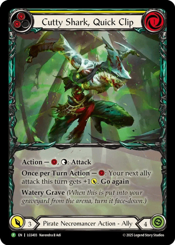 Cutty Shark, Quick Clip [LGS403] (Promo)  Rainbow Foil