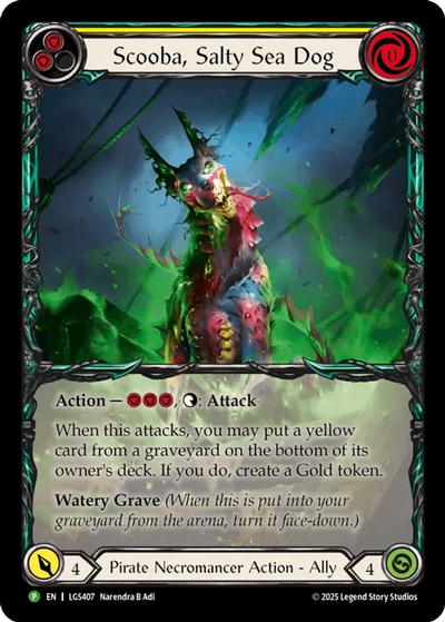 Scooba, Salty Sea Dog [LGS407] (Promo)  Rainbow Foil