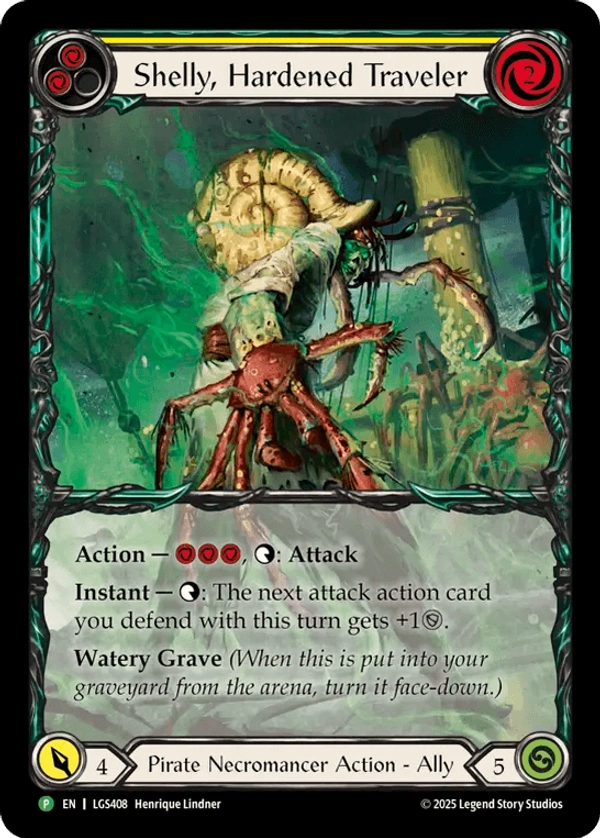 Shelly, Hardened Traveler [LGS408] (Promo)  Rainbow Foil