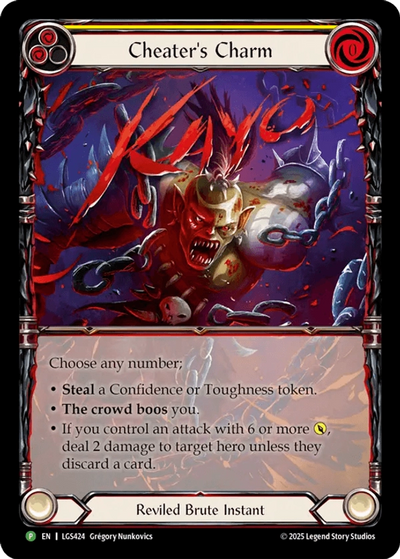 Cheater's Charm [LGS424] (Promo)  Rainbow Foil