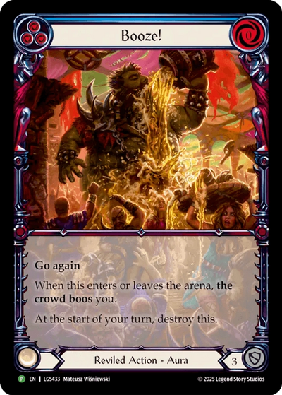 Booze! [LGS433] (Promo)  Cold Foil