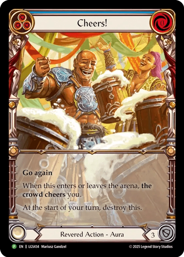 Cheers! [LGS434] (Promo)  Cold Foil