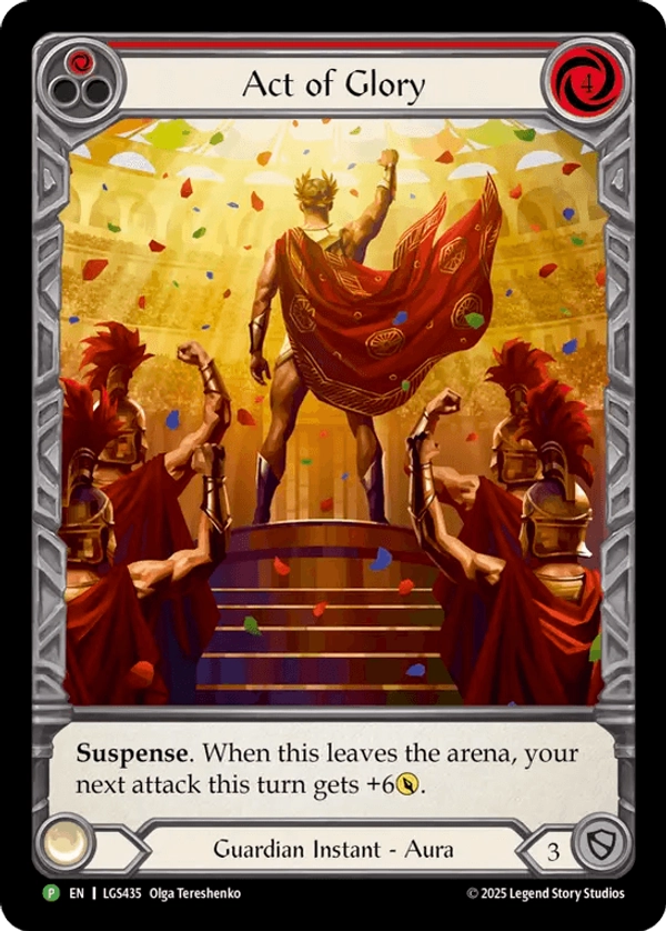 Act of Glory [LGS435] (Promo)  Cold Foil