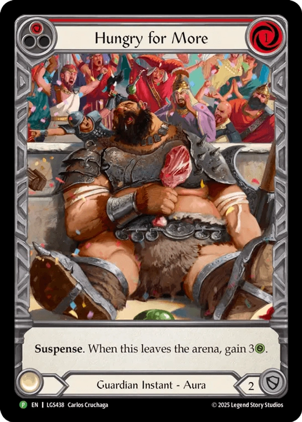 Hungry for More [LGS438] (Promo)  Cold Foil