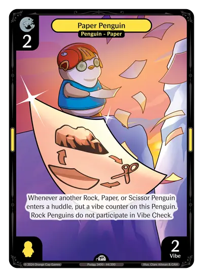 Paper Penguin (ETH44) Foil