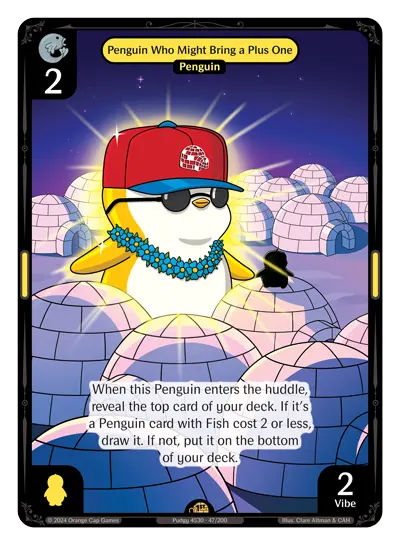 Penguin Who Might Bring a Plus One (ETH47) Foil