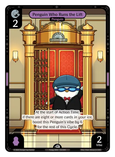 Penguin Who Runs the Lift (ETH154)