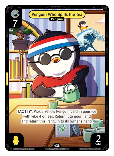 Penguin Who Spills the Tea (ETH48) Foil