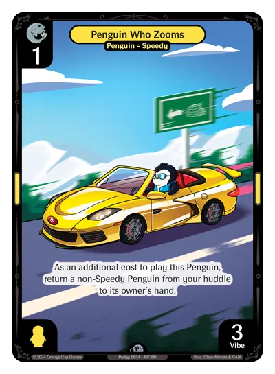 Penguin Who Zooms (ETH49)