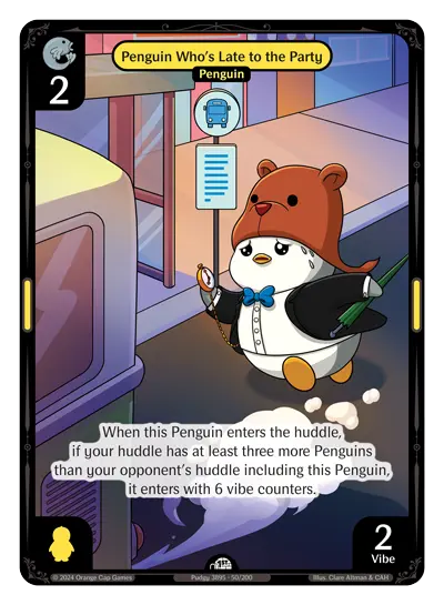 Penguin Who's Late to the Party (ETH50)