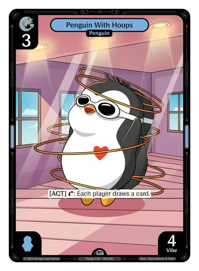 Penguin With Hoops (ETH120)