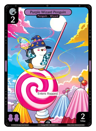 Purple Wizard Penguin (ETH157)