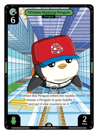 Window-Washing Penguin (ETH90)