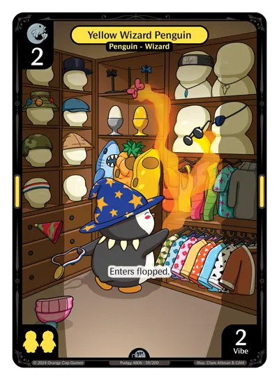 Yellow Wizard Penguin (ETH59)