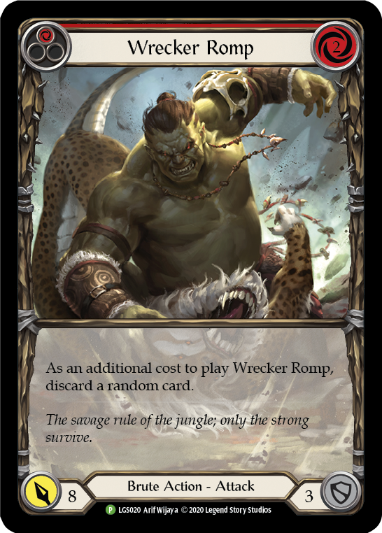 Wrecker Romp (Red) [LGS020] (Promo) Rainbow Foil