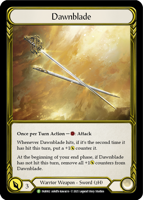 Dawnblade (Golden) [FAB062] (Promo) Cold Foil