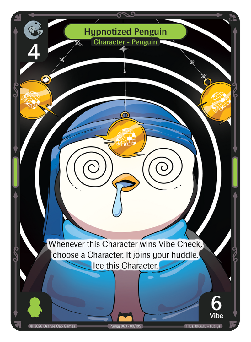 Hypnotized Penguin Foil