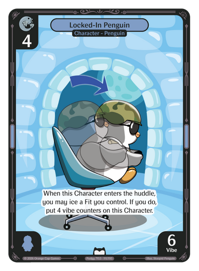 Locked-In Penguin Fish Foil