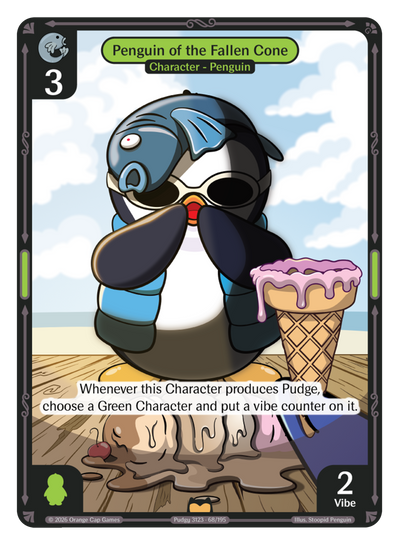 Penguin Of The Fallen Cone Foil