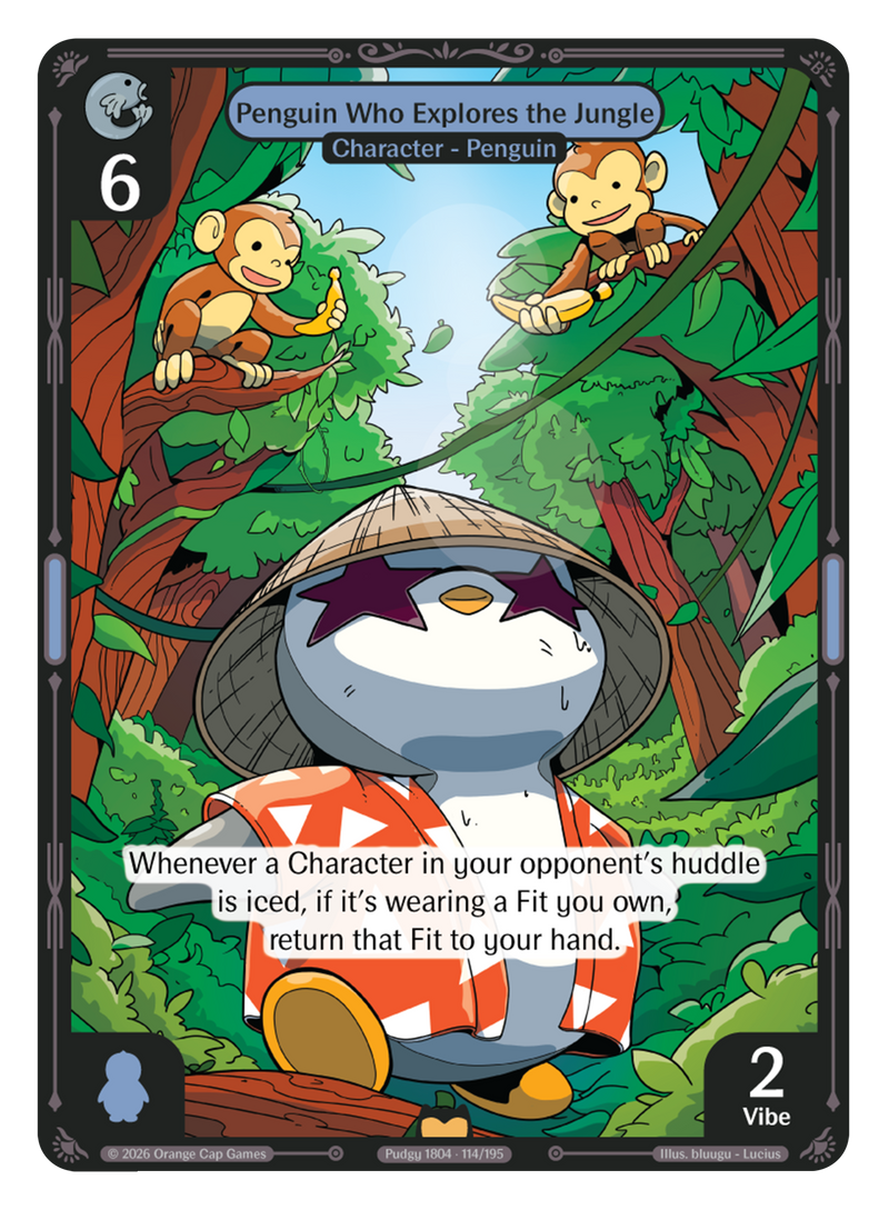 Penguin Who Explores The Jungle 