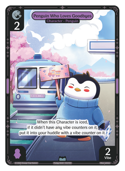 Penguin Who Loves Goodbyes Foil