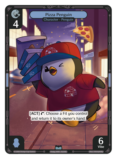 Pizza Penguin Foil