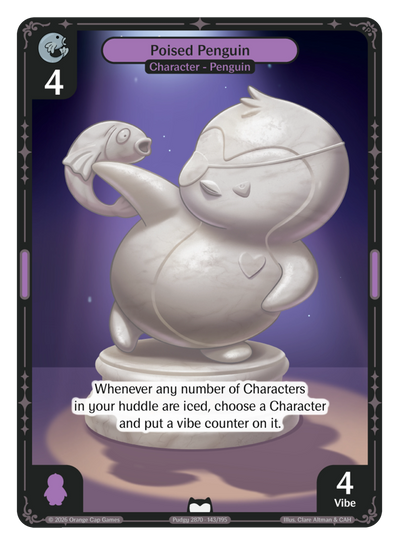 Poised Penguin Fish Foil