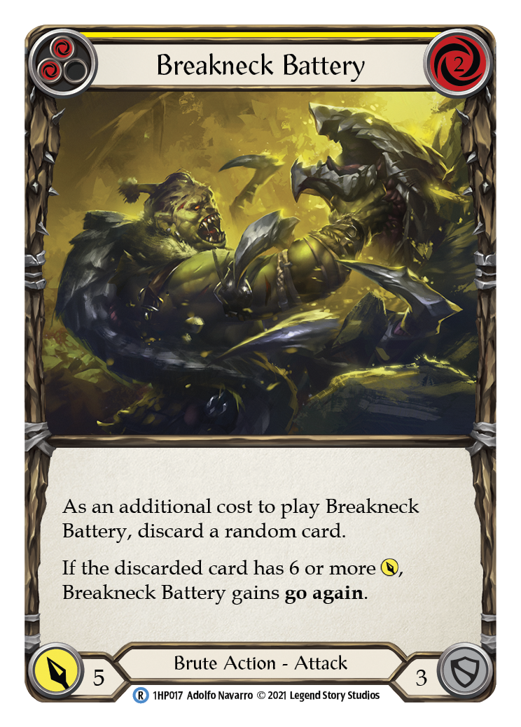 Breakneck Battery (Yellow) [1HP017] (History Pack 1)