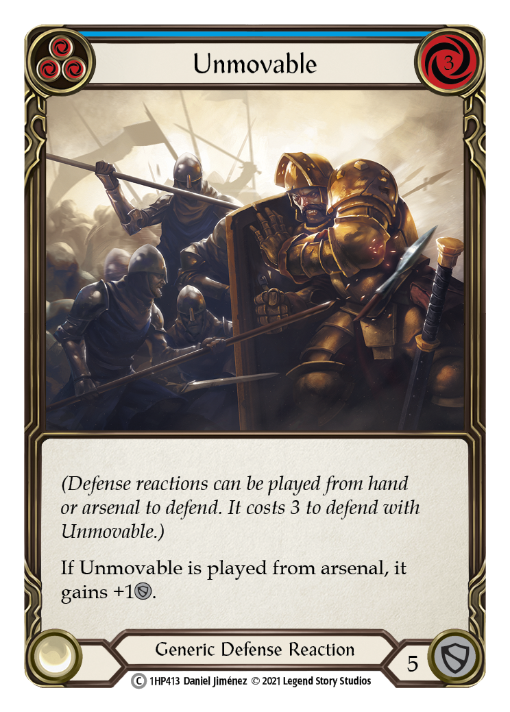 Unmovable (Blue) [1HP413] (History Pack 1)