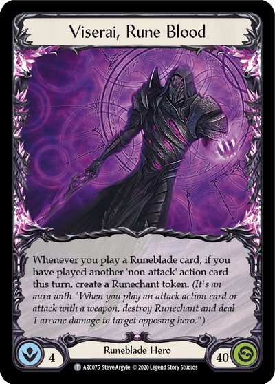 Viserai, Rune Blood [U-ARC075] (Arcane Rising Unlimited)  Unlimited Normal