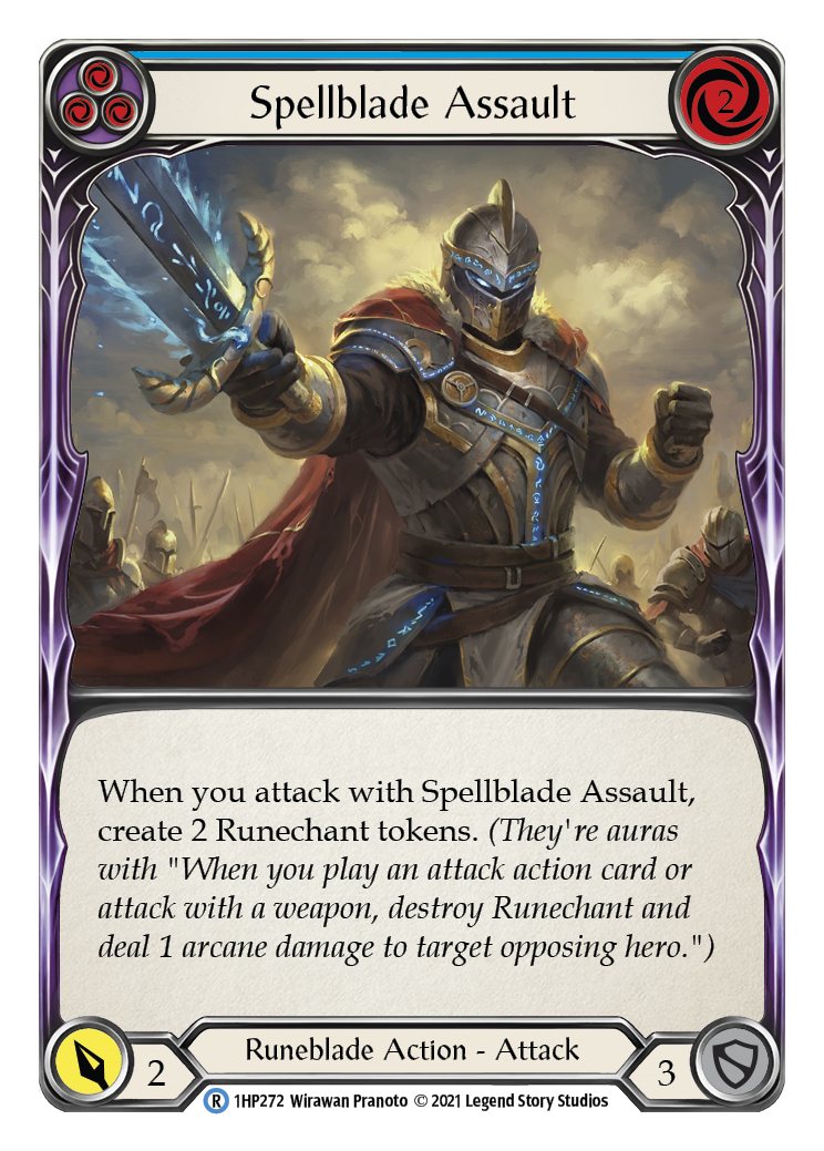 Spellblade Assault (Blue) [1HP272] (History Pack 1)