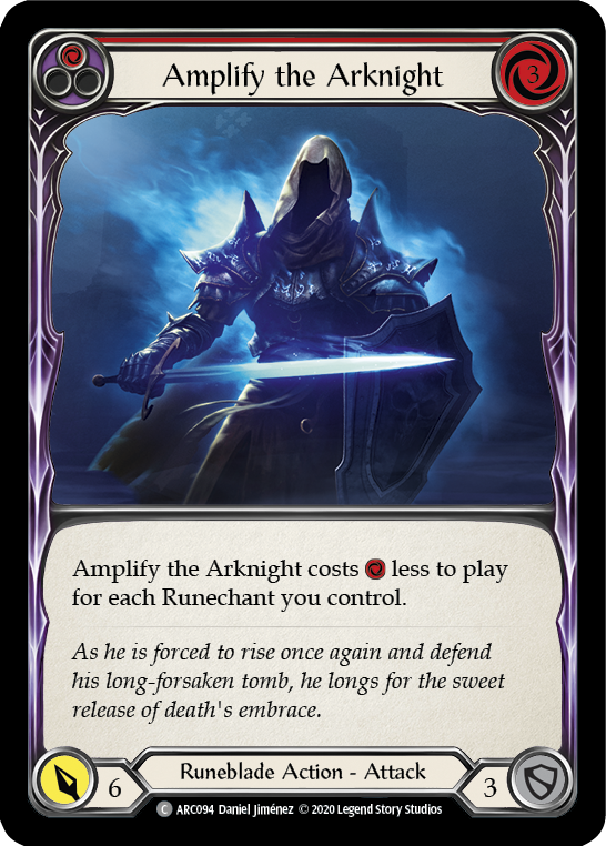 Amplify the Arknight (Red) [U-ARC094] (Arcane Rising Unlimited)  Unlimited Normal