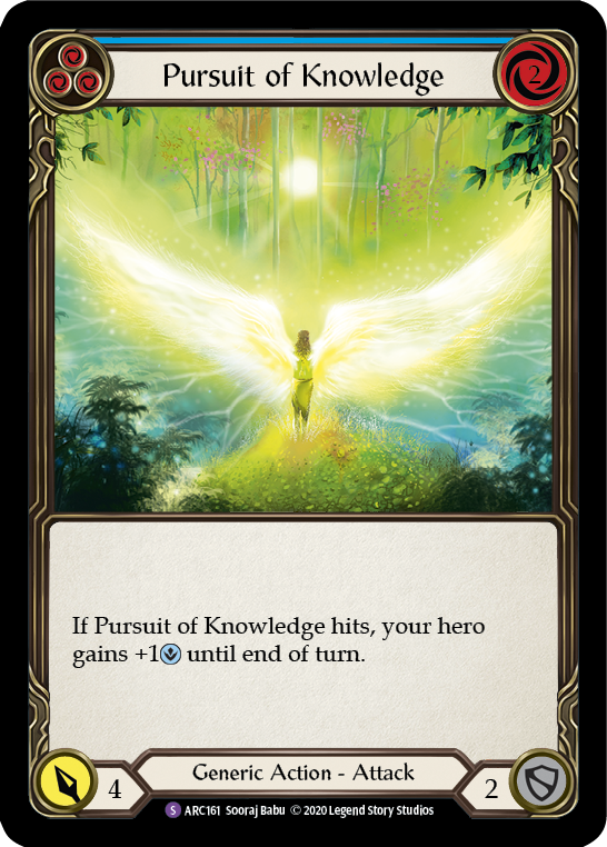 Pursuit of Knowledge [U-ARC161] (Arcane Rising Unlimited)  Unlimited Normal